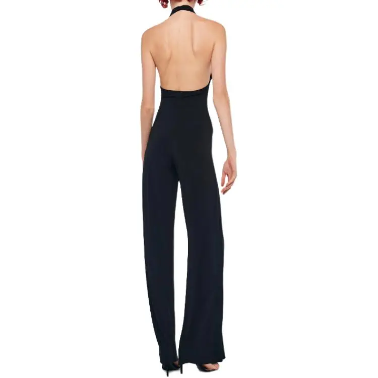NORMA KAMALI Halterneck Jumpsuit-1