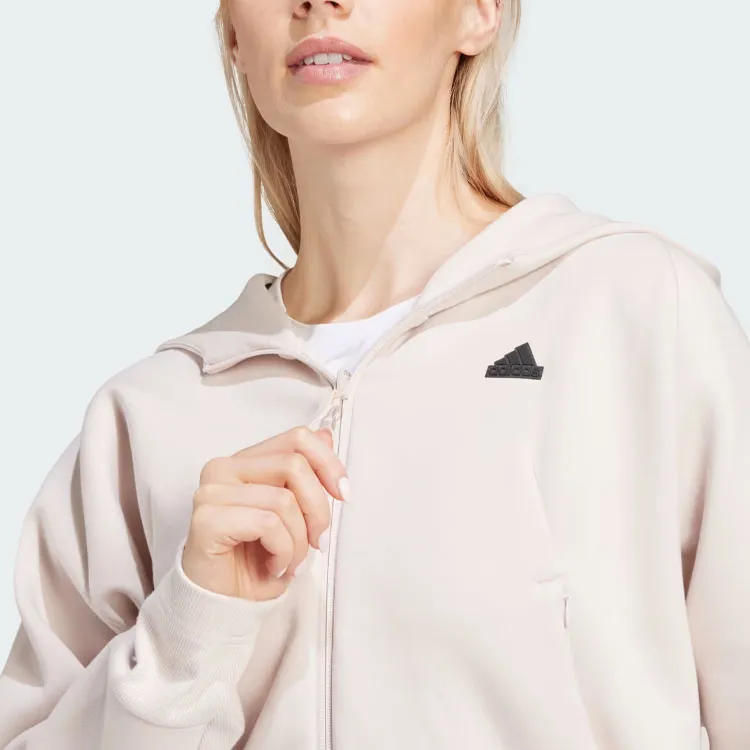 Adidas Z.N.E. Woven Full Zip Hoodie Multicolor/Sandy Pink-3
