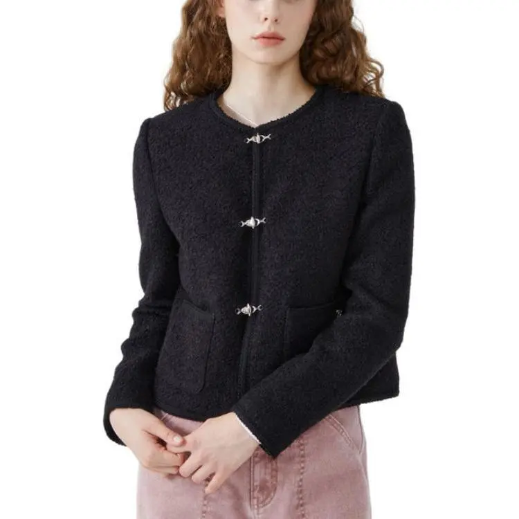 GUESS Jackets & Coats Women's Black-4