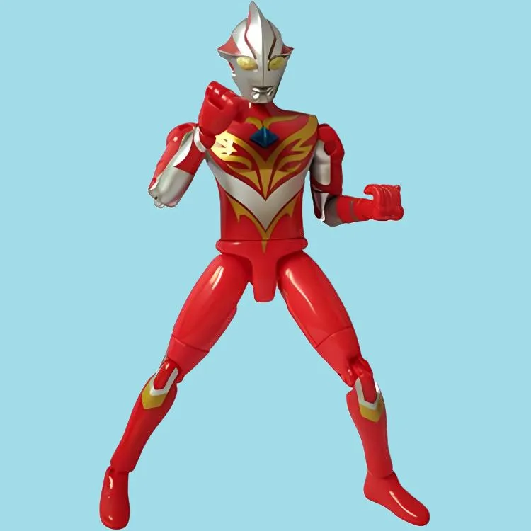 BANDAI Ultraman Mebius Autobots Highly Poseable Collection Fiery Courage Shape Scale Figures-4