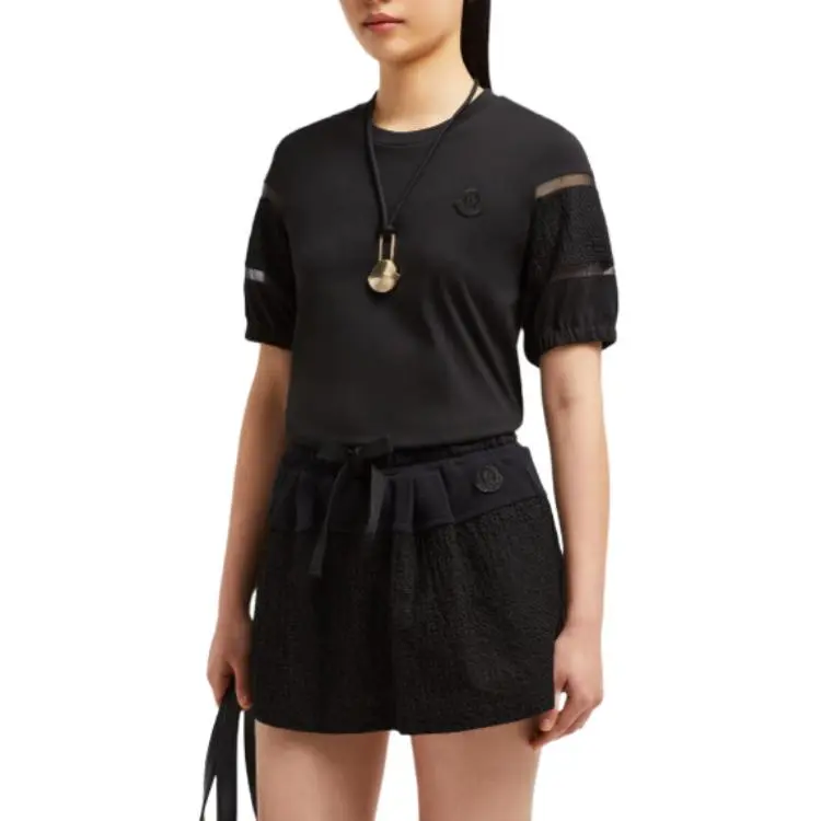 Moncler Logo patch T shirt-3