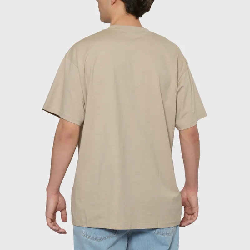 Carhartt WIP S/S Script Embroidery T Shirt T Shirt Men's Light Coffee-2