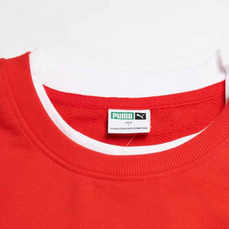 PUMA Sweatshirts Unisex Red-3