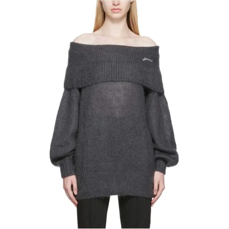 GANNI Sweaters Women's Gray-4