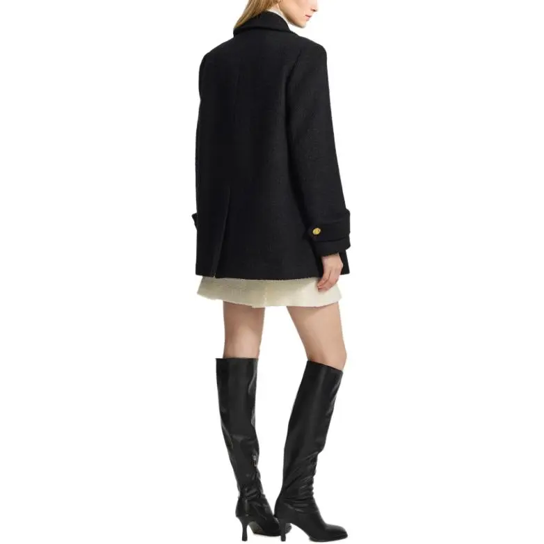 Bebe Coats Women's Black-4