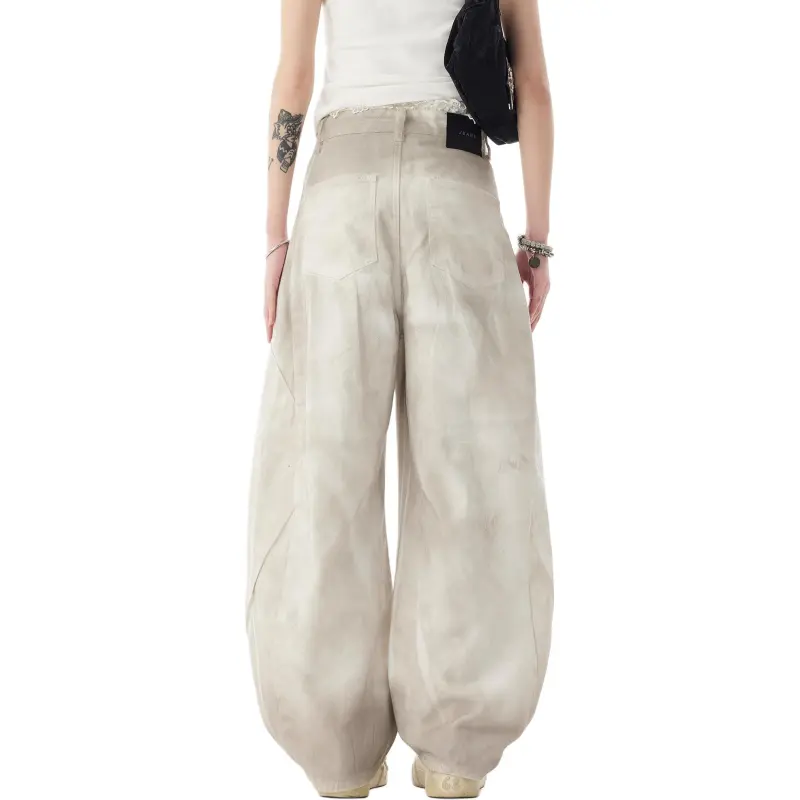 DUATOGE Jeans Men's Dirty White-3