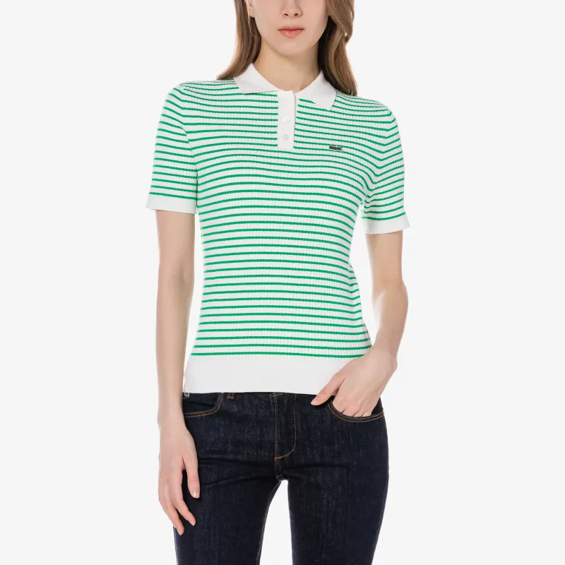 LACOSTE Polo Shirt Women's Green-1