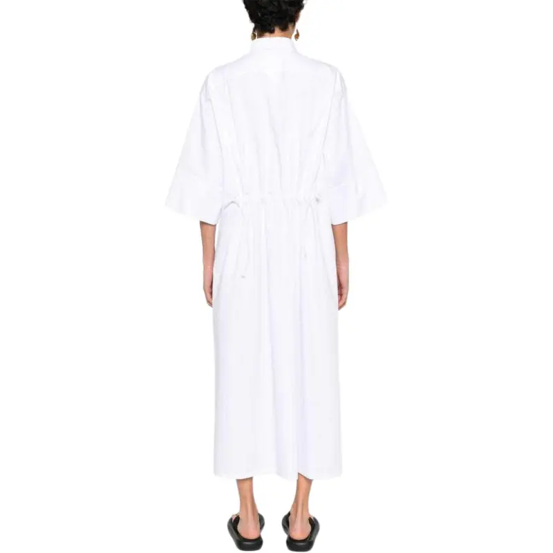 'S MAX MARA Gathered Drawstring Dress-2