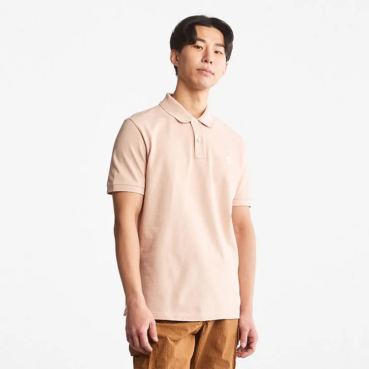 Timberland Polo Shirts Men Light Pink-3