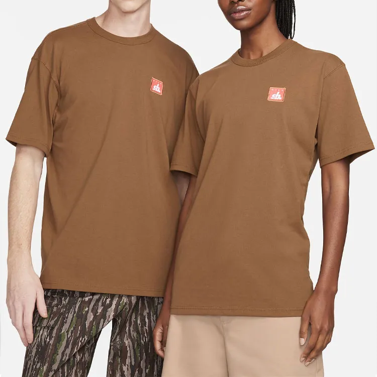 Nike Skate T Shirt T-Shirt Unisex Tan-2