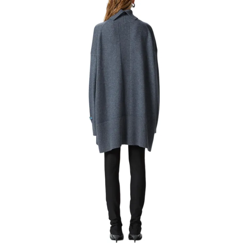 PINKO Intarsia knit Motif Knit Dress-4