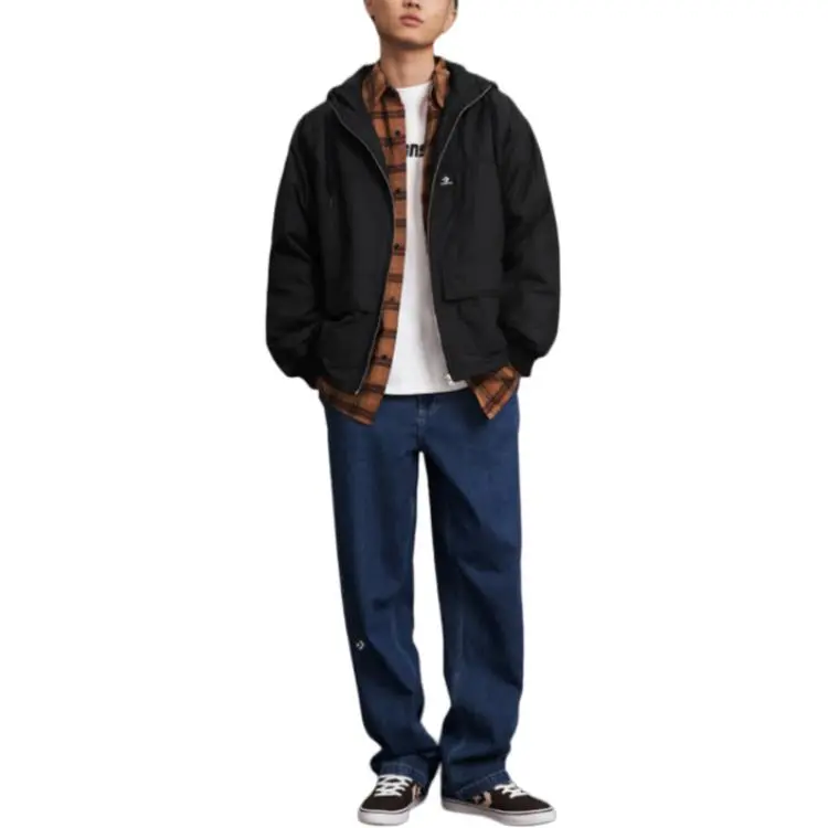 Converse Puffer Jacket Men's Black-2