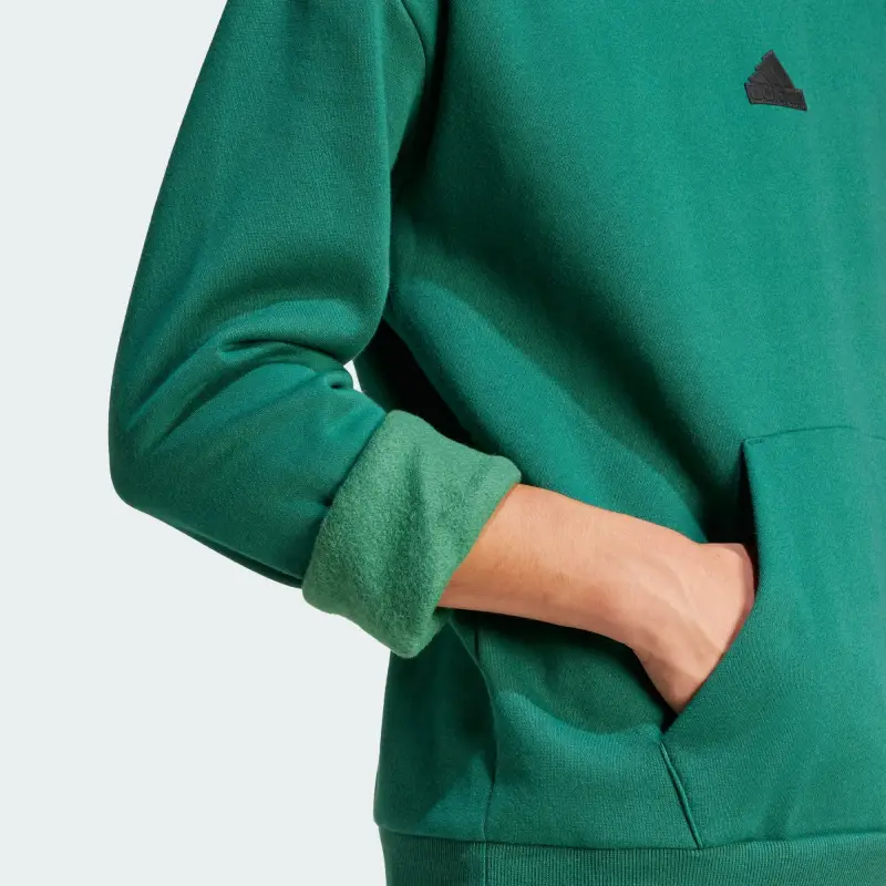 Adidas CITY ESCAPE Sweatshirt Unisex Forest Green-3