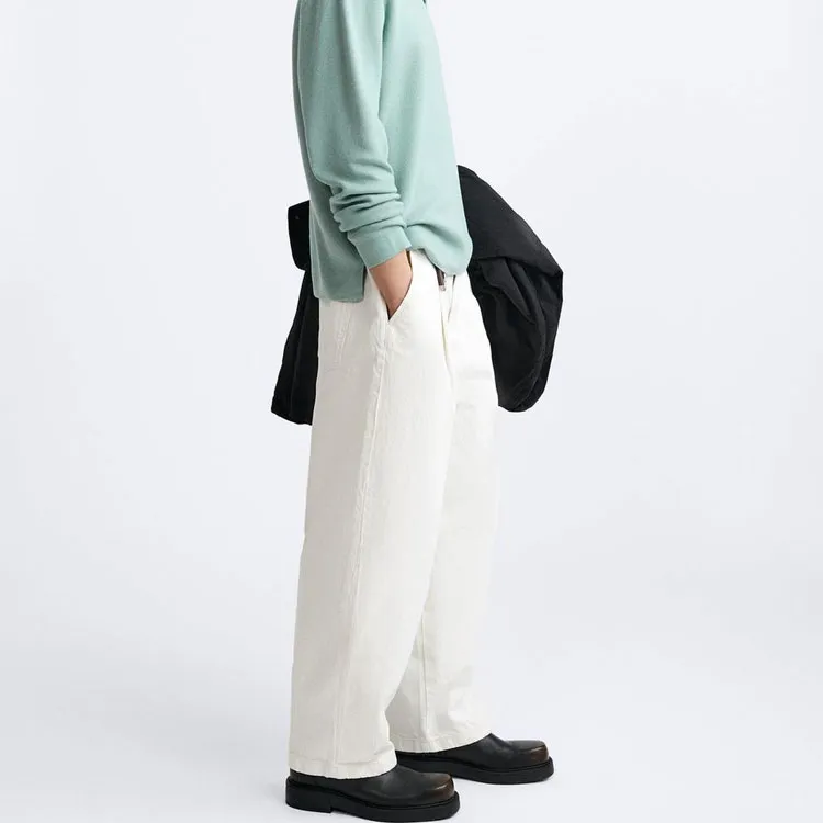 ZARA Jeans Men Frosted White-3