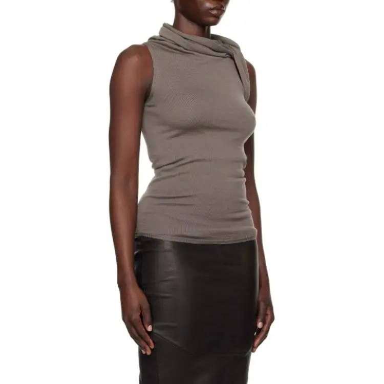 RICK OWENS/RO Tank Tops Women's Gray-2