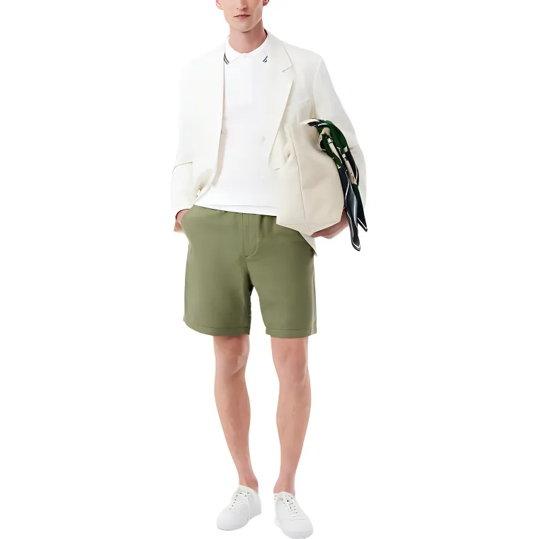 LACOSTE Polo Shirts Men White-3