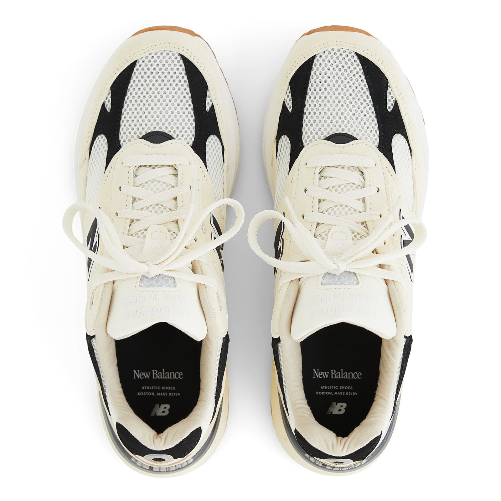 New Balance 993 MiUSA Teddy Santis Sea Salt Black - POIZON