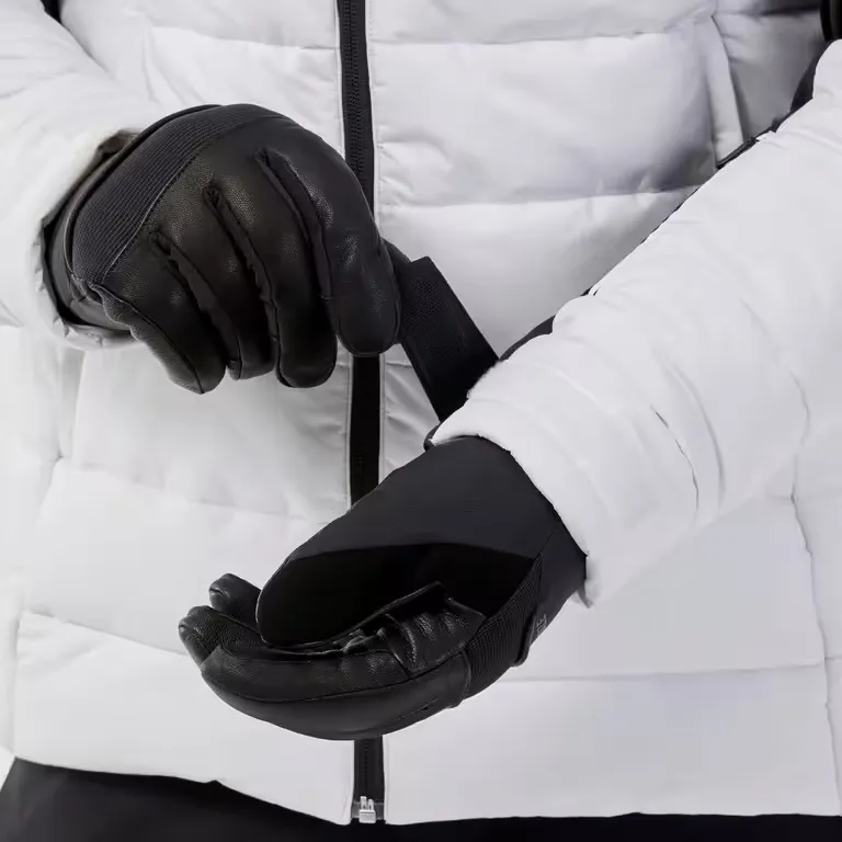 DECATHLON Puffer Jacket Men's Black White-4