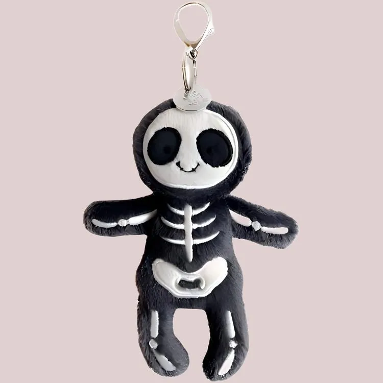 JELLYCAT Skeleton Bob Bag Charm-3