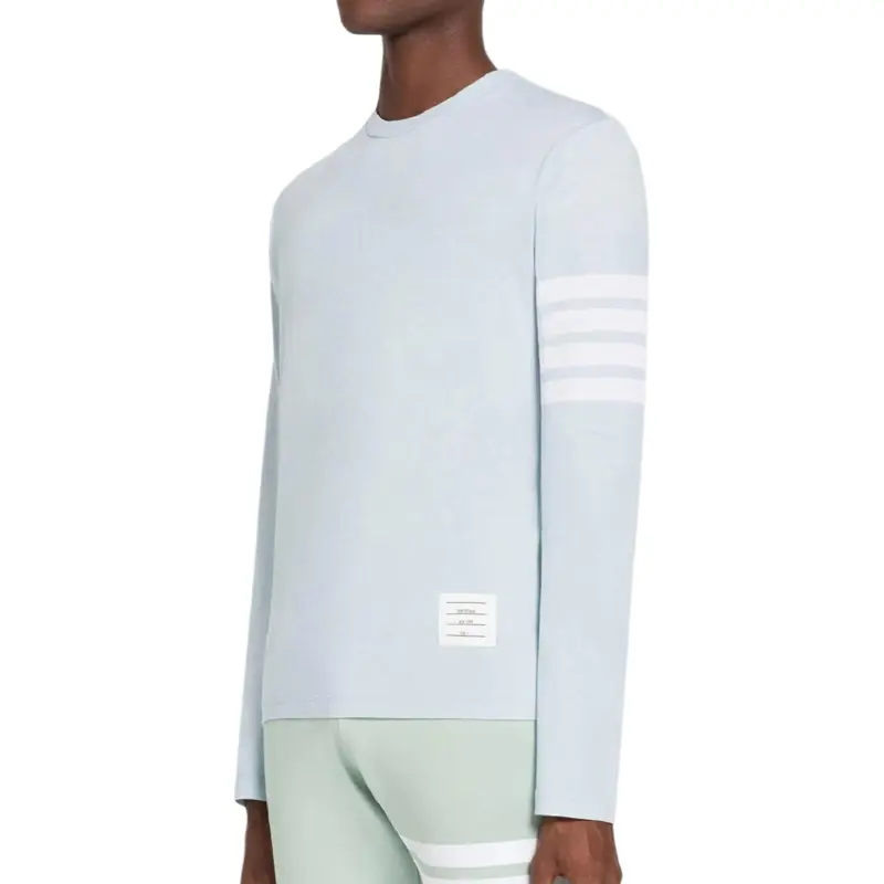 THOM BROWNE Three stripe Long sleeved T shirt-2