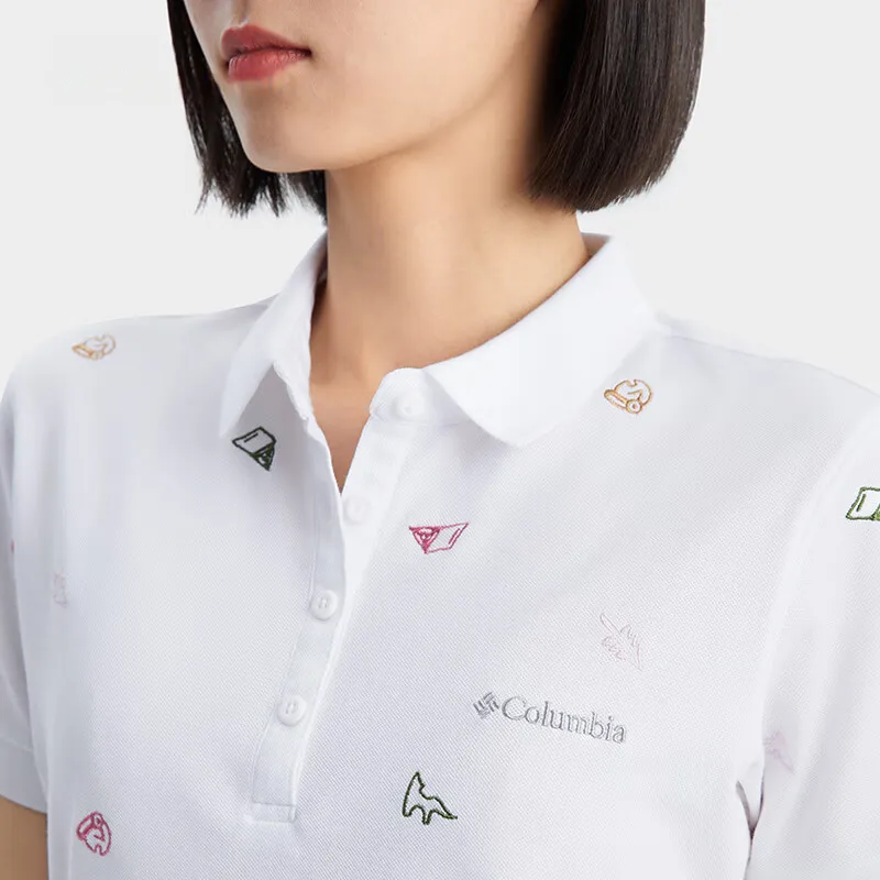 Columbia Polo Shirt Women's White-2