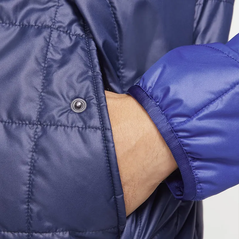 Nike Puffer Jackets Men Navy Blue-4
