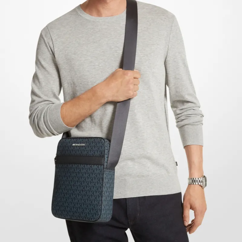 MICHAEL KORS Cooper Signature Logo Flight Bag-3