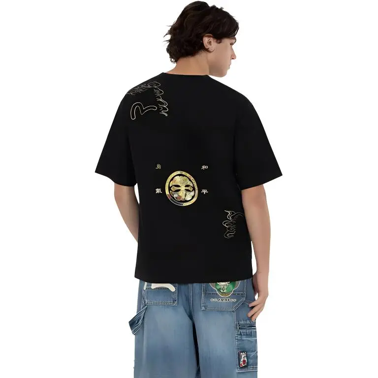 EVISU Short Sleeved T Shirts Men's-3