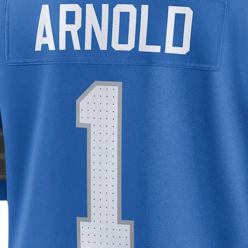 Nike Terrion Arnold Detroit Lions Men's Nike Nfl Game Football Jersey-3