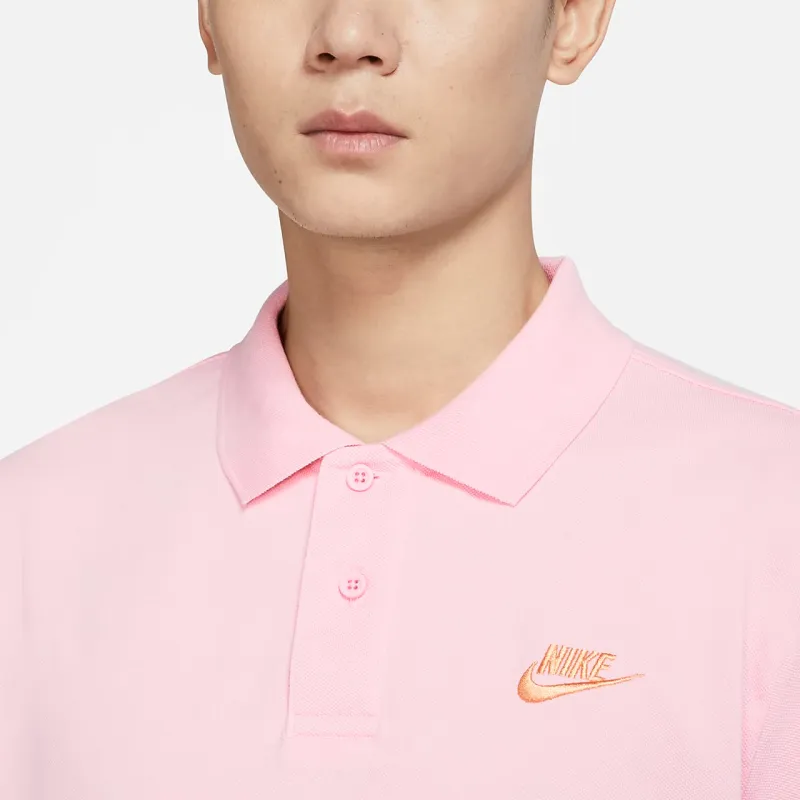 Nike Polo Shirts Men Pink-3