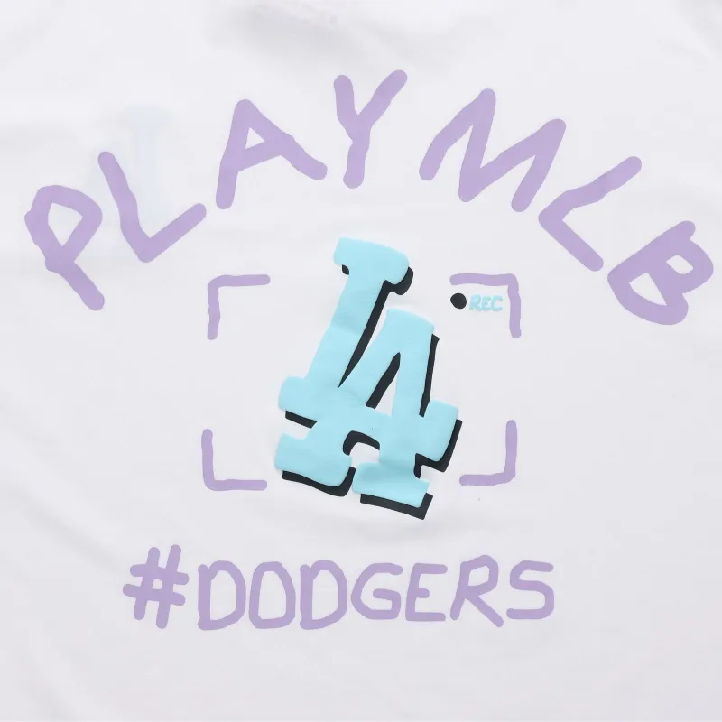 MLB Los Angeles Dodgers T Shirt Unisex White-2