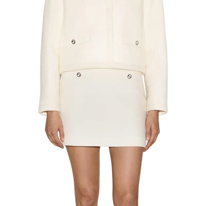 GUCCI Bouclé Mini Skirt-1