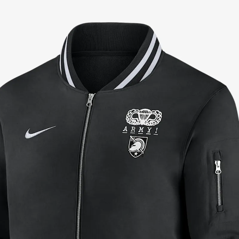 Nike Army Knights Rivalry Sideline Men's Nike College Full Zip Bomber Jacket-3