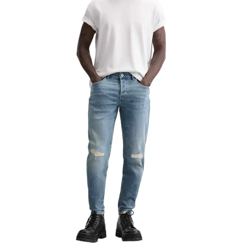 ZARA Jeans Men Blue/Green-3