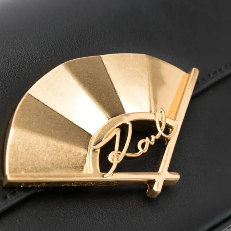KARL LAGERFELD / Karl Lagerfeld Jeans Signature Fan Leather Crossbody Bag-3