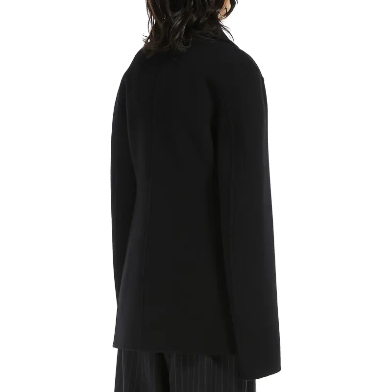 SportMax Coats Women's Black-4