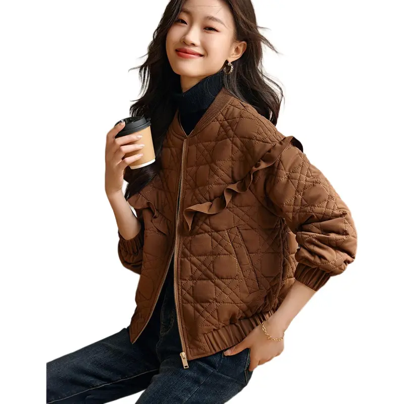 Mo Han Yi Mei Puffer Jacket Women's Coffee-2
