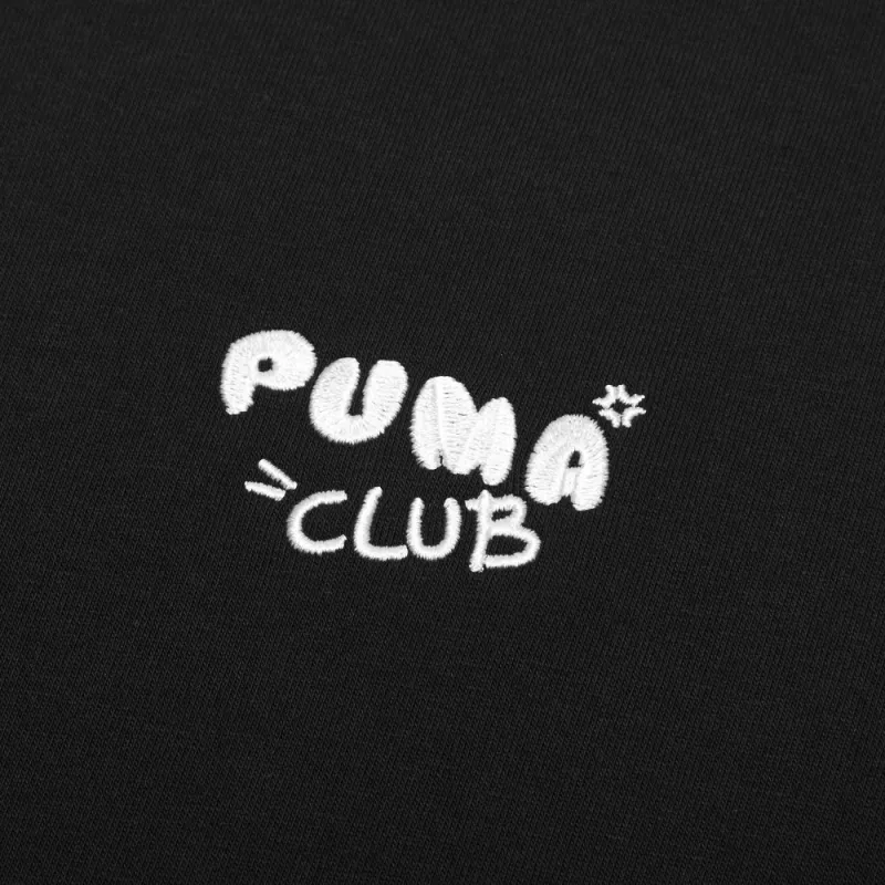 PUMA Short Sleeved Dresses Women's Black-3