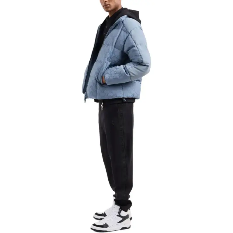 ARMANI EXCHANGE Logo stripe Cotton Track Pants-3