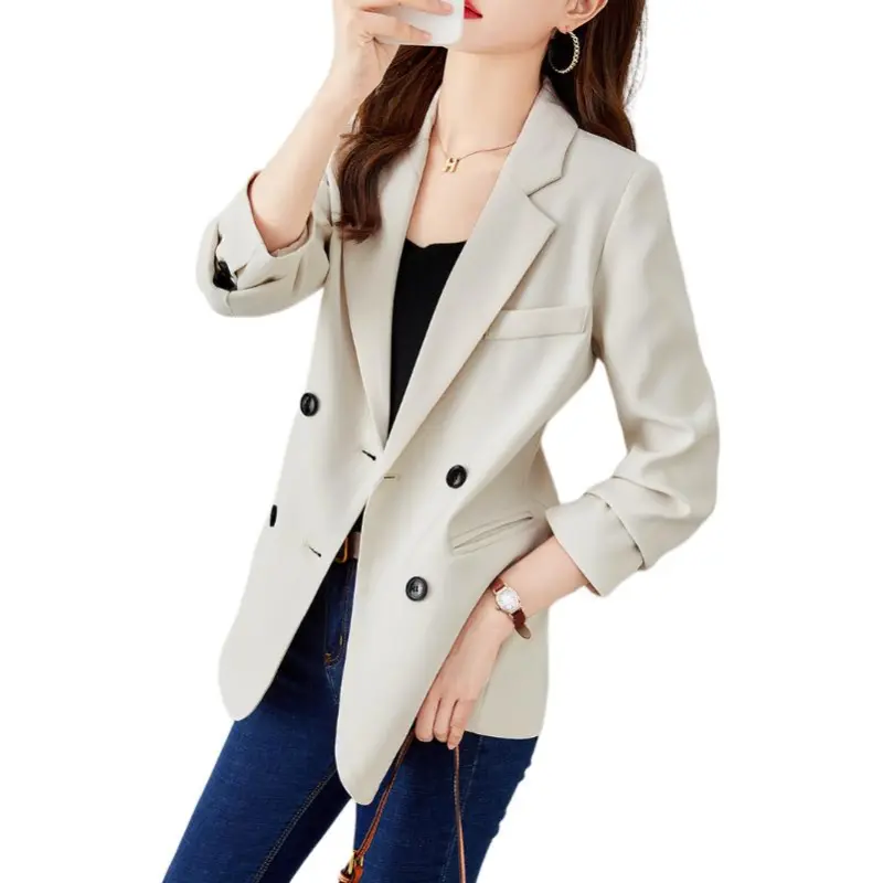 TERRE BLEUE Business Suit Women's Beige-3