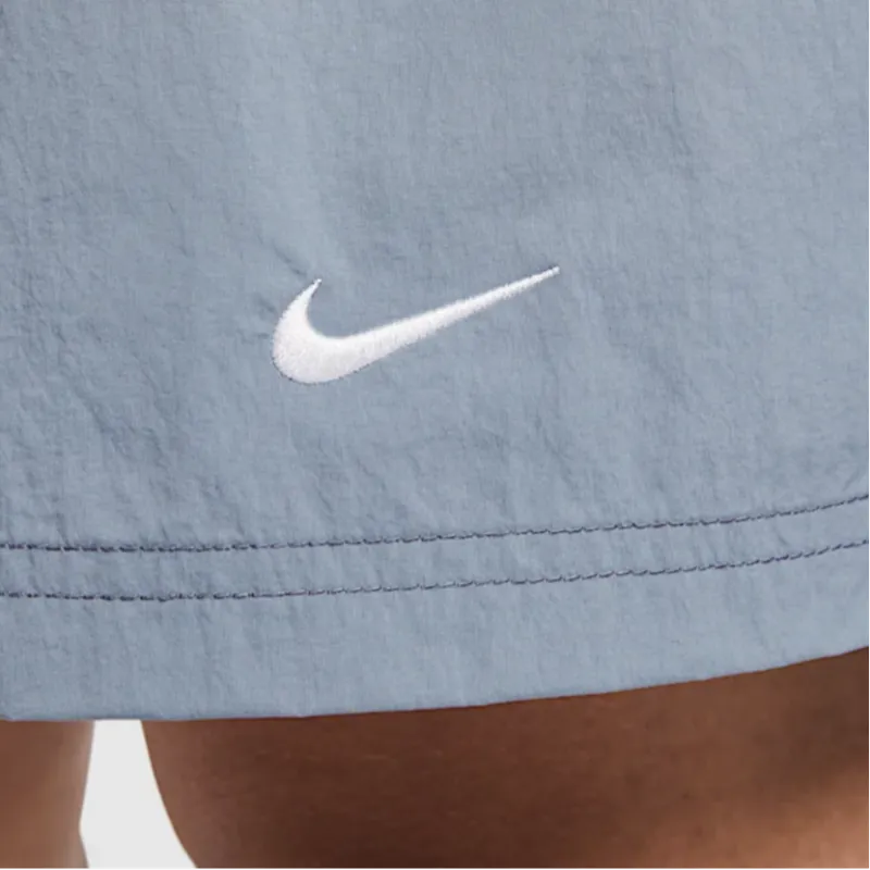 Nike Solo Swoosh Casual Shorts Men's Gray Slate Blue-3