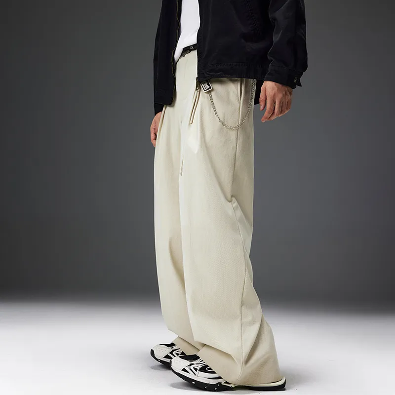 GTRG Casual Pants Unisex Apricot-8