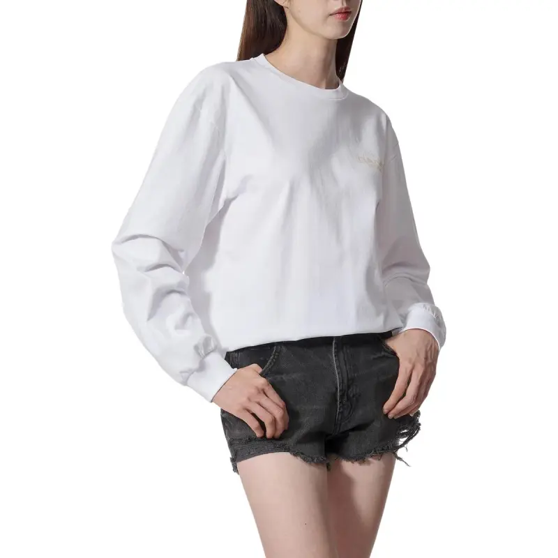 GANNI Logo Printed Crewneck Sweatshirt-3