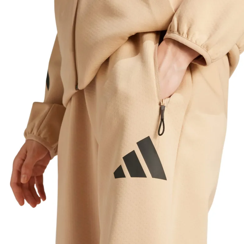 Adidas Women's Z.N.E. Tracksuit Bottoms Magic Beige-3