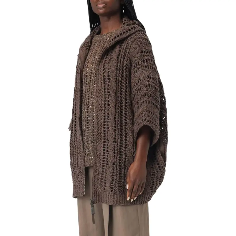 Brunello Cucinelli Open knit Cardigan-3