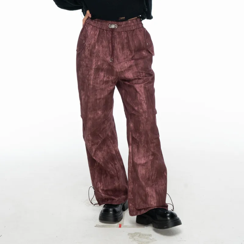 MYMIX Casual Pants Women's Red-4