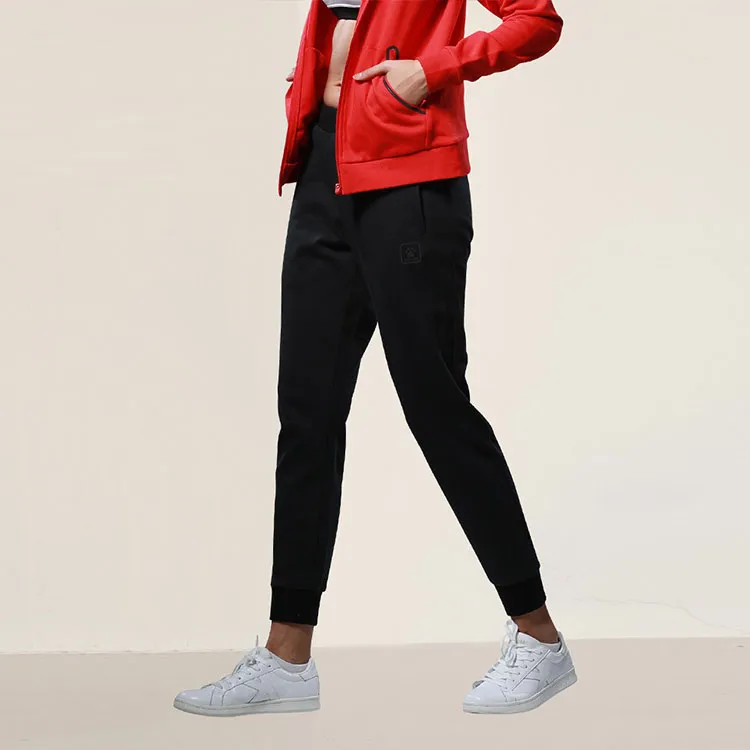 KELME Knitted Sports Pants Women's Black-3