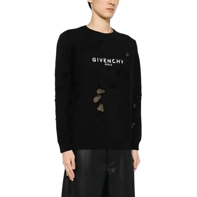Givenchy Distressed Logo print Sweatshirt-3