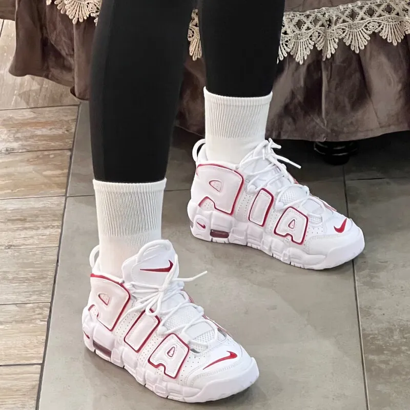 Nike Air More Uptempo 'White Varsity Red Outline' 2018/2021 GS-3