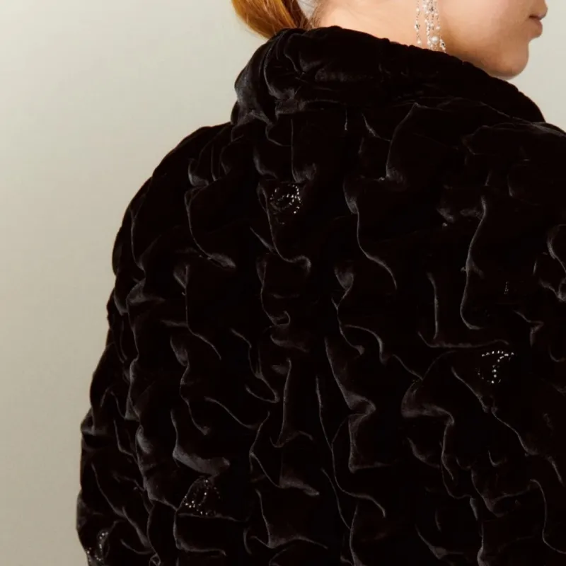 CHANEL Jackets Women's Black-3